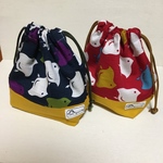お弁当袋♪和の鳥柄 2つセット