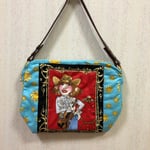 ロラライハリス 持ち手付きポーチ A