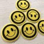 【6枚セット】24色刺繍ワッペン*にこちゃん*