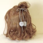 Mink fur fluffy * ヘアアクセ