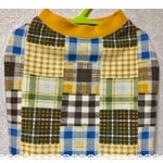 コーギー用 パッチワーク柄ミモザブラウン色