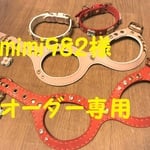 mimi982様オーダー専用　革手縫い・ネーム入りハーネス＆花の首輪　2頭分のセット