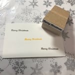  ❄️～❄︎【Merry  Christmas】①❄︎～❄️スタンプ  はんこ