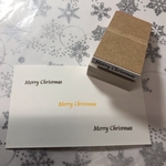   ❄️～❄︎【Merry  Christmas】⑤❄︎～❄️スタンプ  はんこ