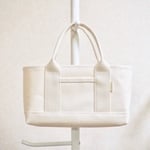 【受注制作】６号帆布 トートバッグ 横長 Ｓ キナリ×キナリ