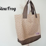 つれていこうbag  Smiley Flower グレージュ