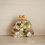 ＜再販＞　インコのがまぐちポーチ