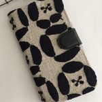 ミナペルホネン dearベージュ＊iPhoneケース手帳型