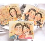 mys1様専用  つながる似顔絵     両親記念品贈呈