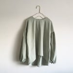 marronブラウス    フレンチコーデュロイ ミンティー