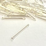 【25㎜ 100個】スティックコネクター (シルバー)
