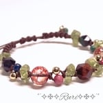 再販＊4༅೫christmas wreathe೫༅ 天然石 パワーストーン ブレスレット