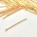 【35㎜ 70個】スティックコネクター (ローズゴールド)