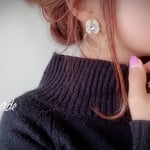 再販11♡ビジューと刺繍♡ゴールドフープデザイン