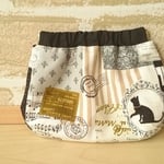 アンティークネコ＊10㎝バネ口金ポーチ