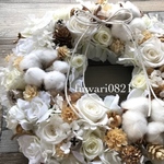 冬のリース ❤︎ preserved flower mix