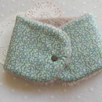 【SALE】リバティ こども*ネックウォーマー ペッパー*グリーン
