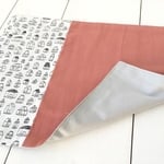 house×coral pink＊ランチョンマット