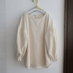 ☆再販☆秋冬◇コーデュロイのブラウス◎オフホワイト[おとな服]受注製作