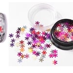 送料無料 クリスマス　雪の結晶 182#-1　極薄レジン 封入 素材  / レジン液   /ネイル