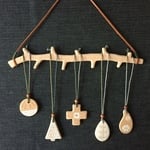 陶器のクリスマスオーナメント