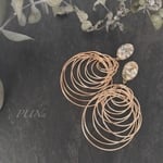クラッシュシェル × BIGリングチャーム ピアス／イヤリング