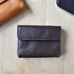 【happy☆様オーダー品】ポーチウォレット　ダークブラウン
