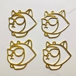 新作◎猫のレジン枠③ 4点セット
