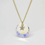 満月のネックレス お星さま添え♪
