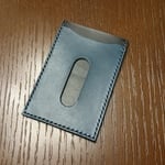 【kazahana0509様専用】栃木レザー シンプルパスケース(NV/BK)