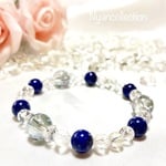 ★Nyancollection福袋★ 天然石デザインブレスレット♡エンジェルハート♡ BLUE