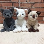 Y様オーダー品子猫のふわふわ縫いぐるみ