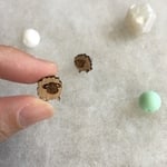 限定★木のピアス＊メェーと聞こえてきそうなひつじのピアス＊