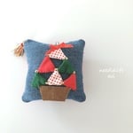 ドール用パッチワーククッション