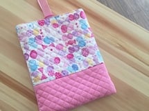 マチなし裏地あり・ちょうちょの柄の上履き入れ☆シューズケース☆女の子