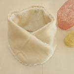 冬のミニマフラー♬　　薄ピンクベージュ