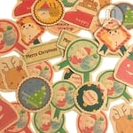 【在庫限り！】クリスマスの贈り物【フレークシール】ETC-13