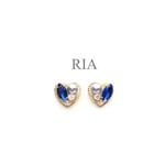 ♢Heart&Blueビジューピアス/イヤリング♢