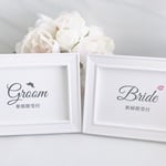 ★紙・デザイン選べる★受付サイン（ペア）・L判サイズ ウェディング