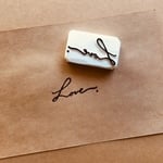 Loveの消しゴムはんこ