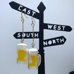 ビールのピアス／イヤリング