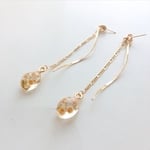 【再販】ミモザのゆらゆらピアス