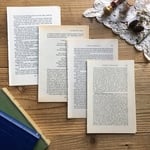 再販＊(英語4種類)アンティーク洋書ペーパー 20枚セット