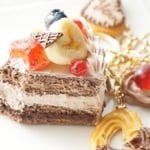 フルーツチョコレートケーキ バッグチャーム