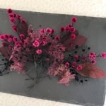 ドライの髪飾り    チュール付き