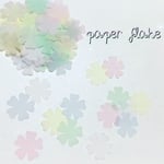 ペーパーフレーク❁︎100枚❁︎pastel flower