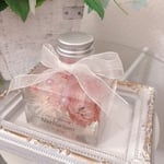 ピンク×ホワイト♡インテリア ハーバリウム♡メッセージ名入れ可能♡プレゼントギフトにも♡