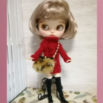 ブライスアウトフィット♡ロングニットセーターとファーバッグのセット