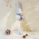  ふわもこ＊雪だるま＊ホワイトグレー