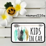 misomaru1226様 キッズインカー【ステッカー】インディアン 矢 ゴールド 羽